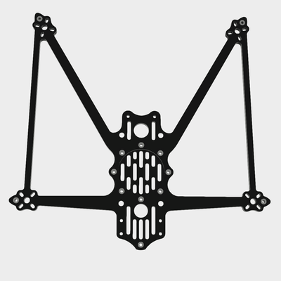 TATIVA45 Bottom plate 4.5nch 3mm/4mm  V3.0