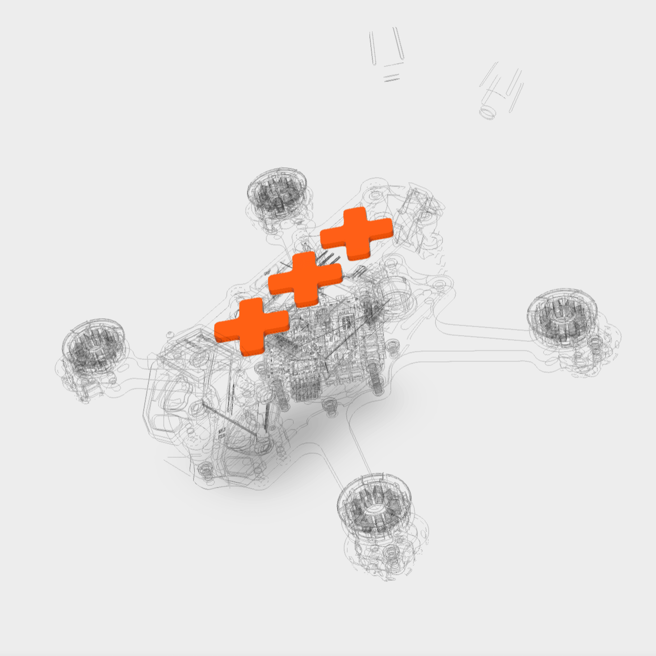 Build Kit SYNDICA28 1304 6000kv 2.5inch 4s  NoVTX